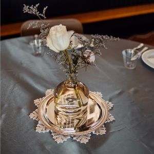 Nickel plated servings trays